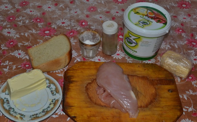Бутерброд с куриной грудкой в духовке