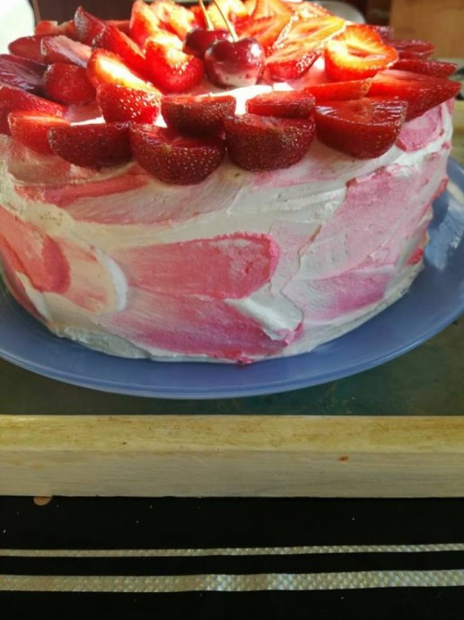 Торт"Розовый бархат"