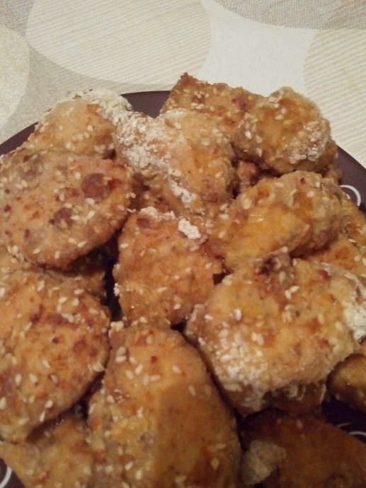 Куриная грудка с кунжутом Куриная грудка с кунжутом