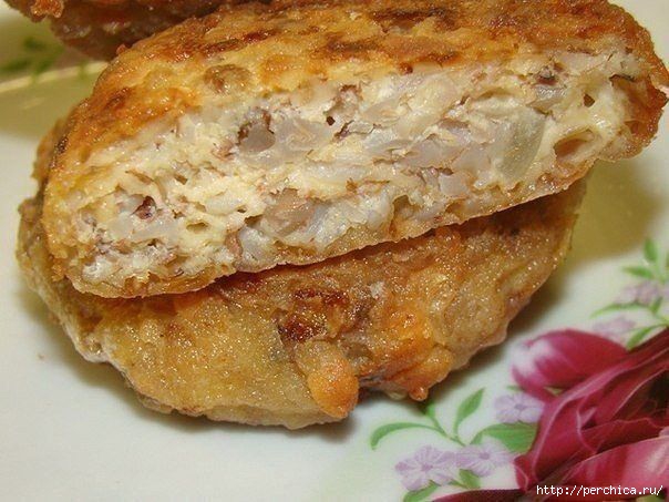 Постные нежные котлеты из гречки Постные нежные котлеты из гречки