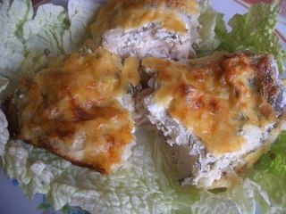 Рыба, запеченная в сметане. Рыба, запеченная в сметане.