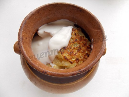 Оладьи картофельные по-мински Оладьи картофельные по-мински