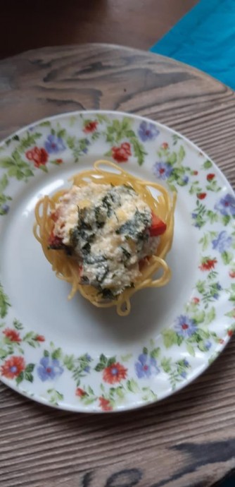 Макаронные гнезда. Макаронные гнезда.