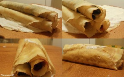 Блинчики с тройной начинкой Блинчики с тройной начинкой