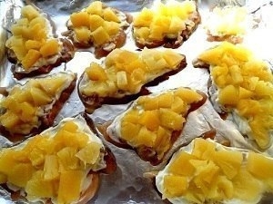 Курица, запеченная с ананасами и сыром Курица, запеченная с ананасами и сыром