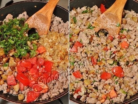 Баклажаны, фаршированные мясом Баклажаны, фаршированные мясом