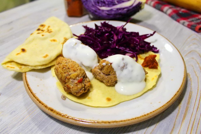 Котлетки с пастой Харисса. Вариант вкусного и полезного обеда (перекуса)