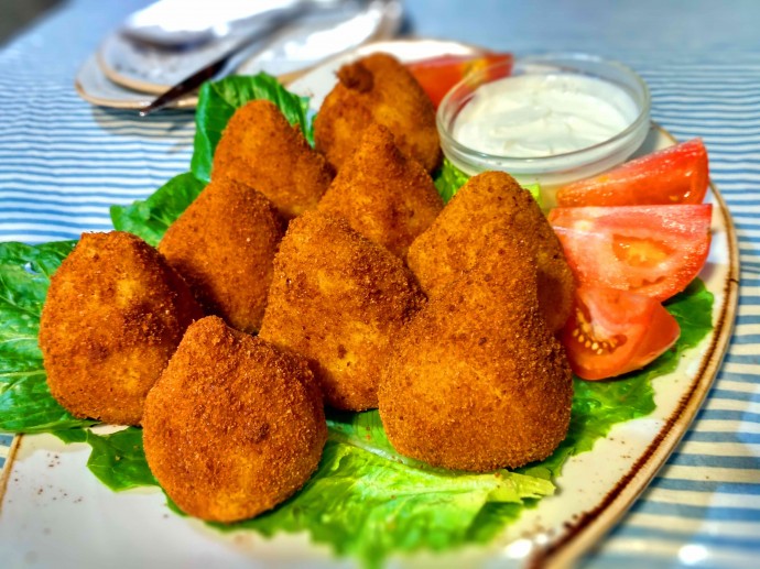 Кошинья. Бразильские куриные крокеты Кошинья. Бразильские куриные крокеты