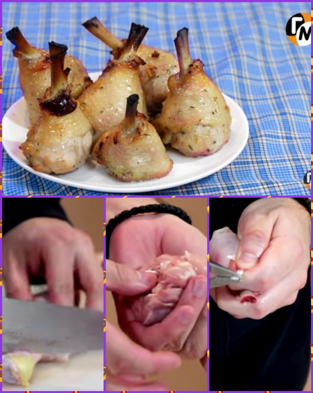 Куриные лоллипопс. Куриные лоллипопс.