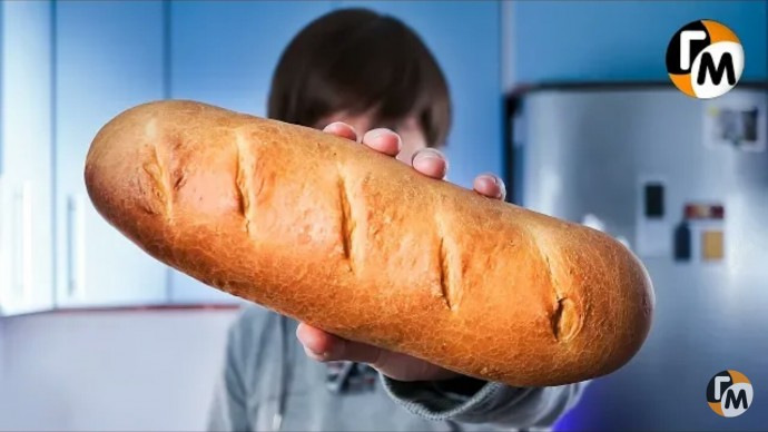 Домашний хлеб ( батон ). Домашний хлеб ( батон ).