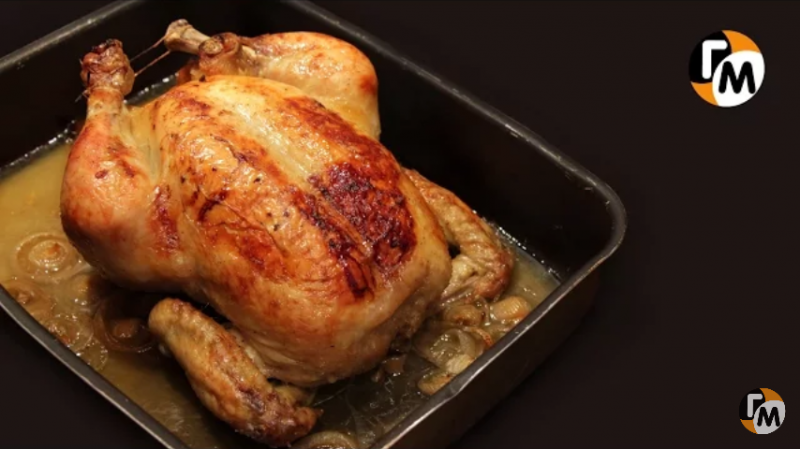 Запечённая курица в духовке от Джулии Чайлд.