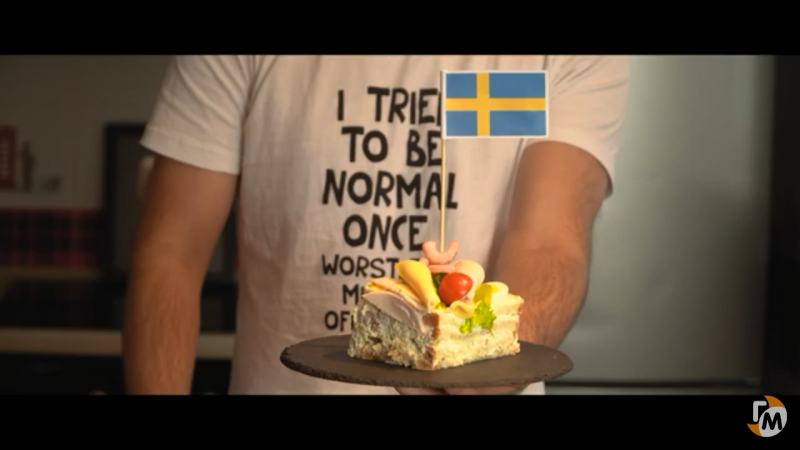 Шведский ТОРТ БЕЗ ВЫПЕЧКИ за 10 минут Smörgåstårta из всего, что есть в холодильнике!