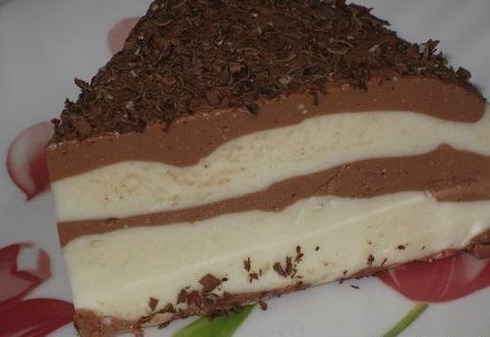 ​Лёгкий шоколадно-творожный десерт