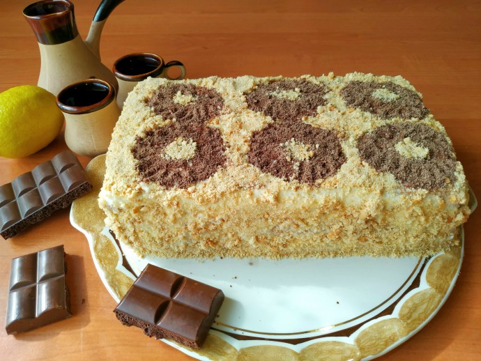 Быстрый тортик к чаю (не нужно выпекать) Быстрый тортик к чаю (не нужно выпекать)