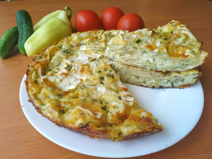 Вкусный пирог без возни с тестом (ленивая ачма)! Вкусный пирог без возни с тестом (ленивая ачма)!