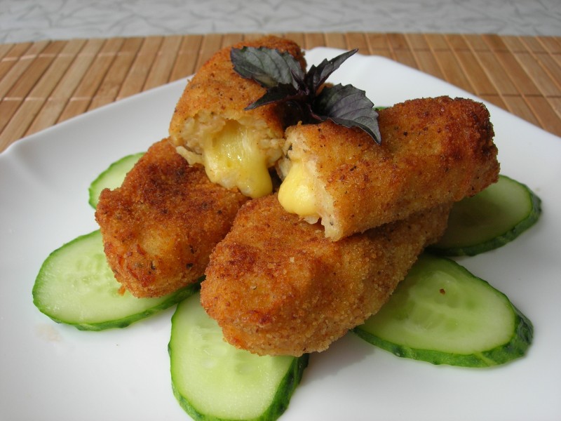 Картофельные палочки с сыром Картофельные палочки с сыром