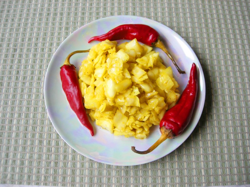 Маринованная капуста с карри. Закуска к постному столу. Маринованная капуста с карри. Закуска к постному столу.