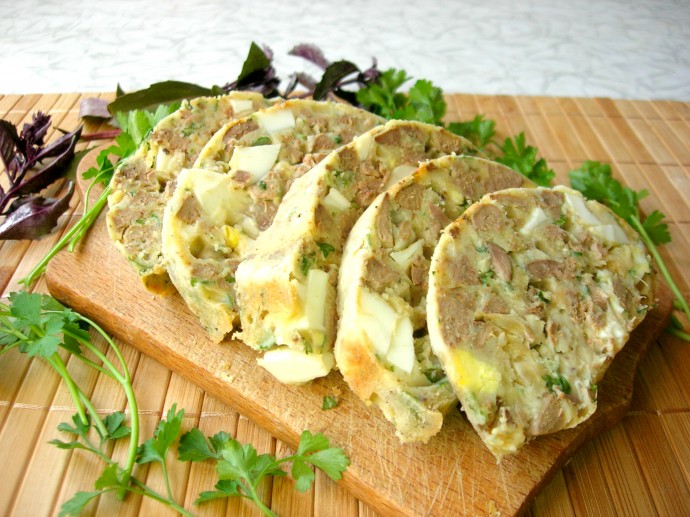 Румынский дроб из куриной печени Румынский дроб из куриной печени