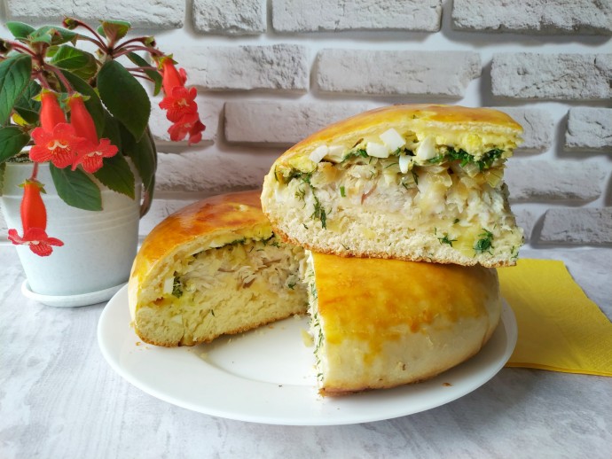 Вкусное тесто, много начинки и рыбный пирог превзойдет ваши ожидания! Вкусное тесто, много начинки и рыбный пирог превзойдет ваши ожидания!