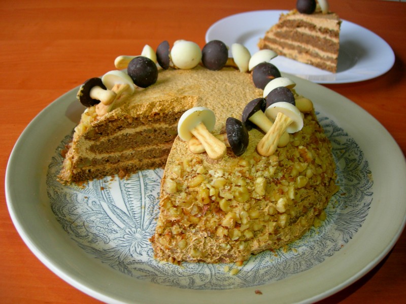 Орехово-кофейный торт / Торт на День рождения!