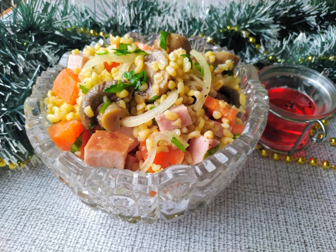 Салат "А-ля Кутья" на Рождество 2022 (без майонеза). Вкусная новинка! Салат "А-ля Кутья" на Рождество 2022 (без майонеза). Вкусная новинка!