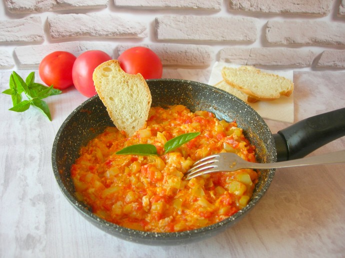 Менемен – турецкий завтрак простой и вкусный! Менемен – турецкий завтрак простой и вкусный!