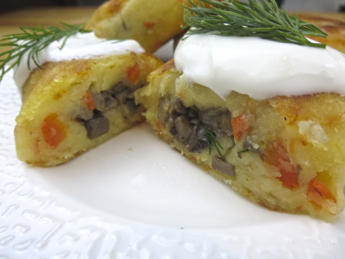 Картофельные зразы с грибами Картофельные зразы с грибами