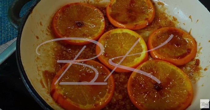 Апельсиновый рулет + шоколадная паста - вкус Нового года)
