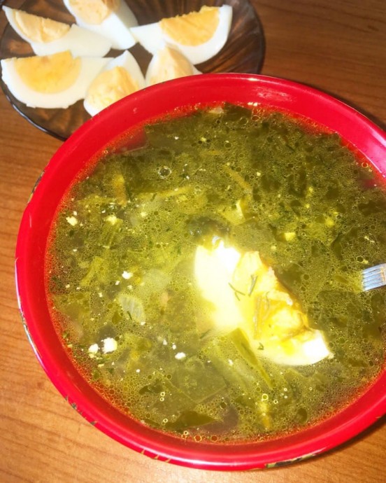 Рецепт Щи Зеленые (Щавельный суп)