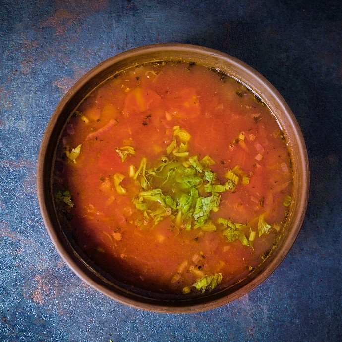 Согревающий суп за 10 минут на обед.