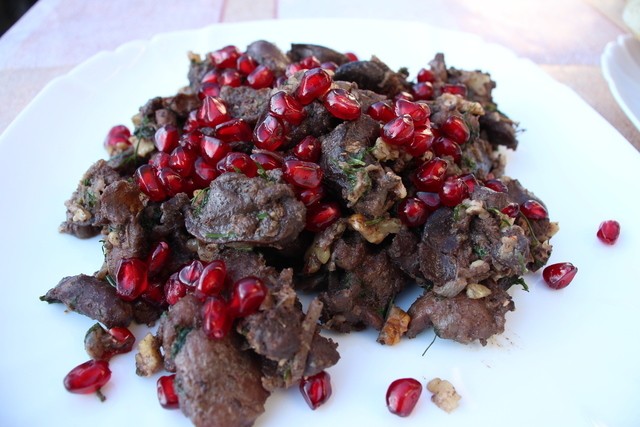 Кучмачи из куриных потрохов в казане Кучмачи из куриных потрохов в казане