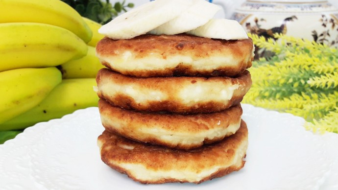 Совсем новый вкус СЫРНИКОВ, а продукты все обычные! Ни грамма сахара! Совсем новый вкус СЫРНИКОВ, а продукты все обычные! Ни грамма сахара!