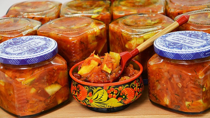 ЭТО ТАК ВКУСНО! Теперь буду делать в 5 раз больше! Салат из кабачков на зиму ЭТО ТАК ВКУСНО! Теперь буду делать в 5 раз больше! Салат из кабачков на зиму